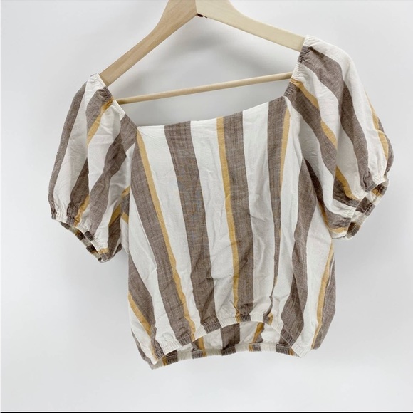 Show me your mumu Minnie striped crop top - Picture 5 of 8